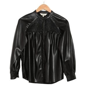 JOIE Vegan Leather Top!